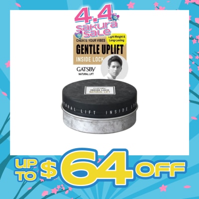 GATSBY - Inside Lock Natural Lift Wax 75g