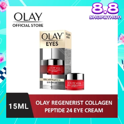 OLAY Regenerist Collagen Peptide 24 Eye Cream (Instantly Plumps Visibly Firms & Smoothens Fine Lines) 15ml