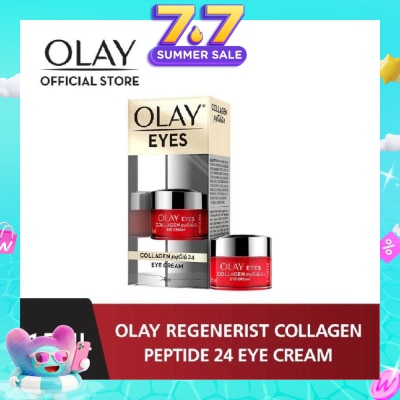 OLAY - Regenerist Collagen Peptide 24 Eye Cream (Instantly Plumps Visibly Firms & Smoothens Fine Lines) 15ml