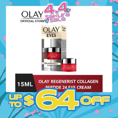 OLAY - Regenerist Collagen Peptide 24 Eye Cream (Instantly Plumps Visibly Firms & Smoothens Fine Lines) 15ml