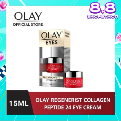 OLAY Regenerist Collagen Peptide 24 Eye Cream (Instantly Plumps Visibly Firms & Smoothens Fine Lines) 15ml