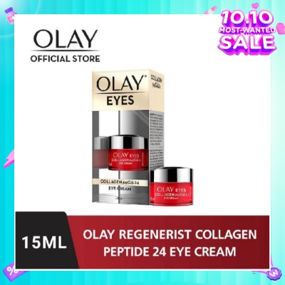 OLAY Regenerist Collagen Peptide 24 Eye Cream (Instantly Plumps Visibly Firms & Smoothens Fine Lines) 15ml