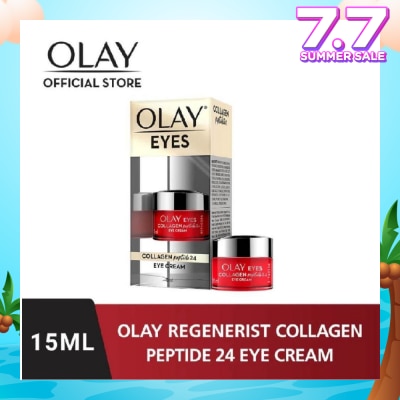OLAY Regenerist Collagen Peptide 24 Eye Cream (Instantly Plumps Visibly Firms & Smoothens Fine Lines) 15ml