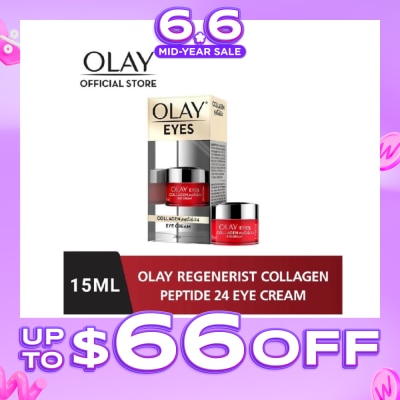 OLAY - Regenerist Collagen Peptide 24 Eye Cream (Instantly Plumps Visibly Firms & Smoothens Fine Lines) 15ml