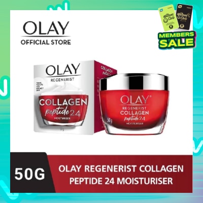 OLAY Regenerist Collagen Peptide 24 Moisturiser (Effectively Lock Skin's Moisture) 50g