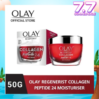 OLAY Regenerist Collagen Peptide 24 Moisturiser (Effectively Lock Skin's Moisture) 50g