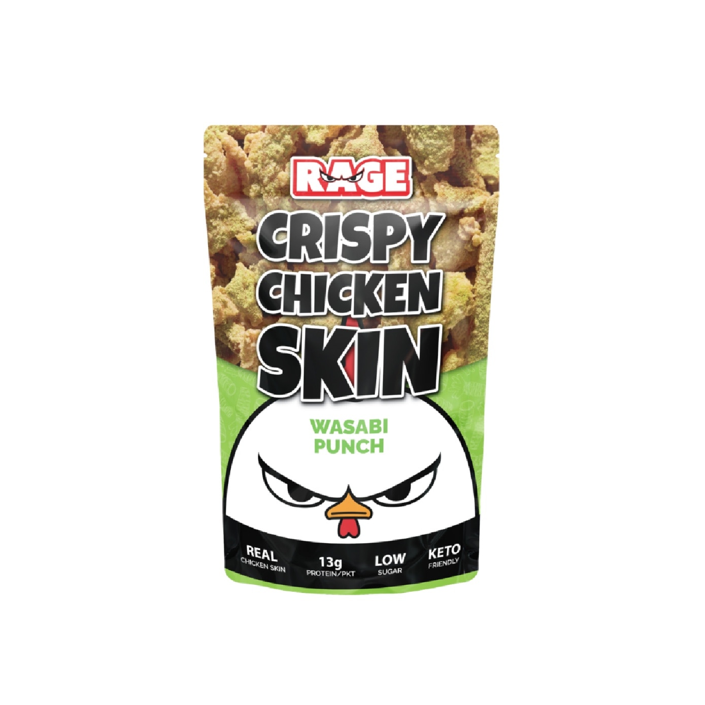 Crispy Chicken Skin Wasabi Punch 50g x 3s