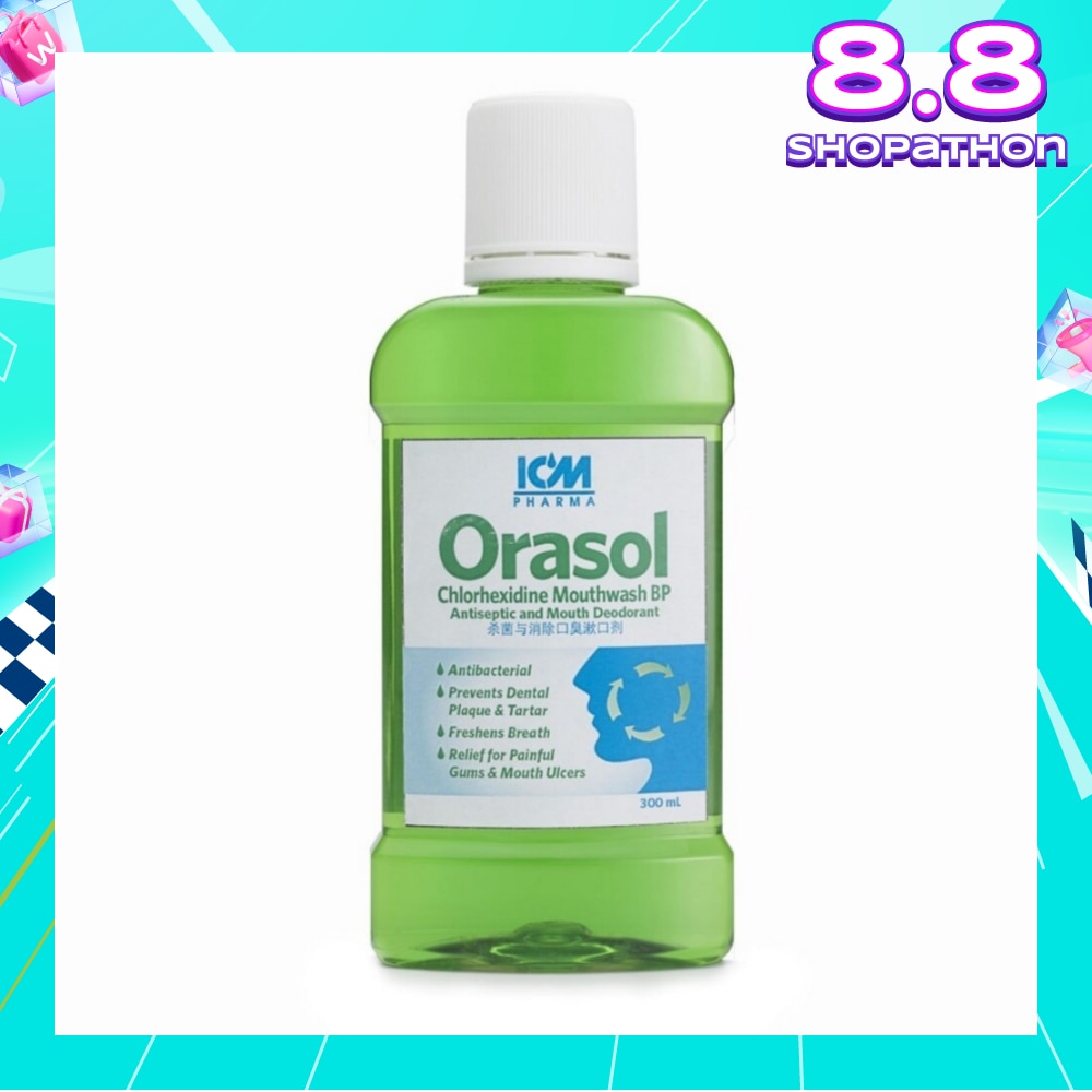 Orasol Antiseptic Mouthwash 300ml