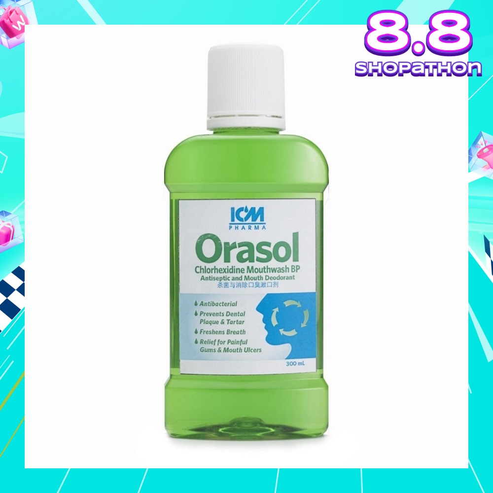 Orasol Antiseptic Mouthwash 300ml