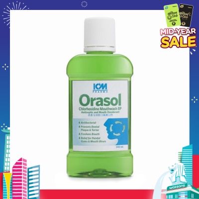 ICM PHARMA Orasol Antiseptic Mouthwash 300ml