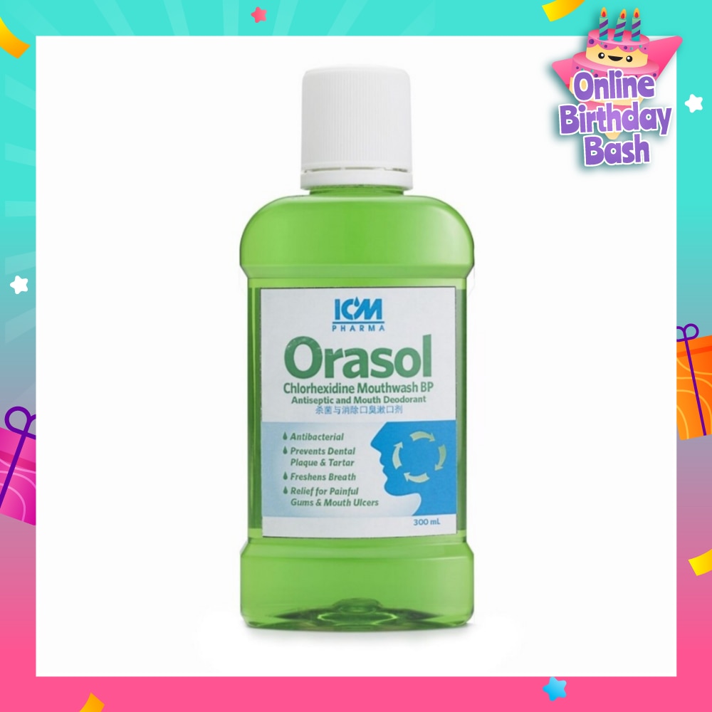 Orasol Antiseptic Mouthwash 300ml