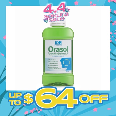 ICM PHARMA - Orasol Antiseptic Mouthwash 300ml