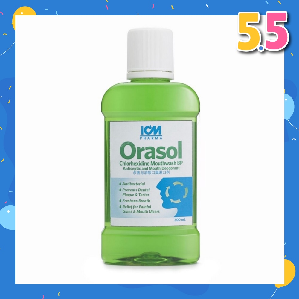 Orasol Antiseptic Mouthwash 300ml