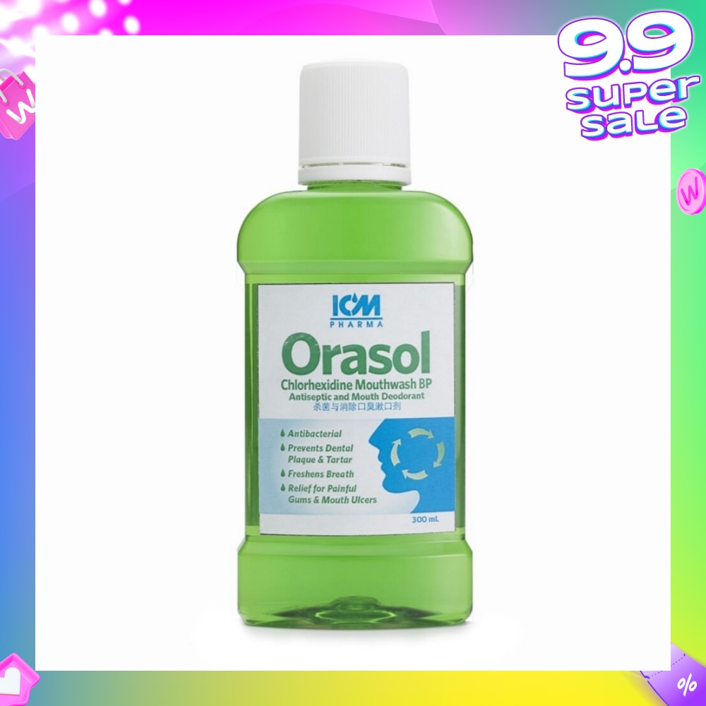 Orasol Antiseptic Mouthwash 300ml