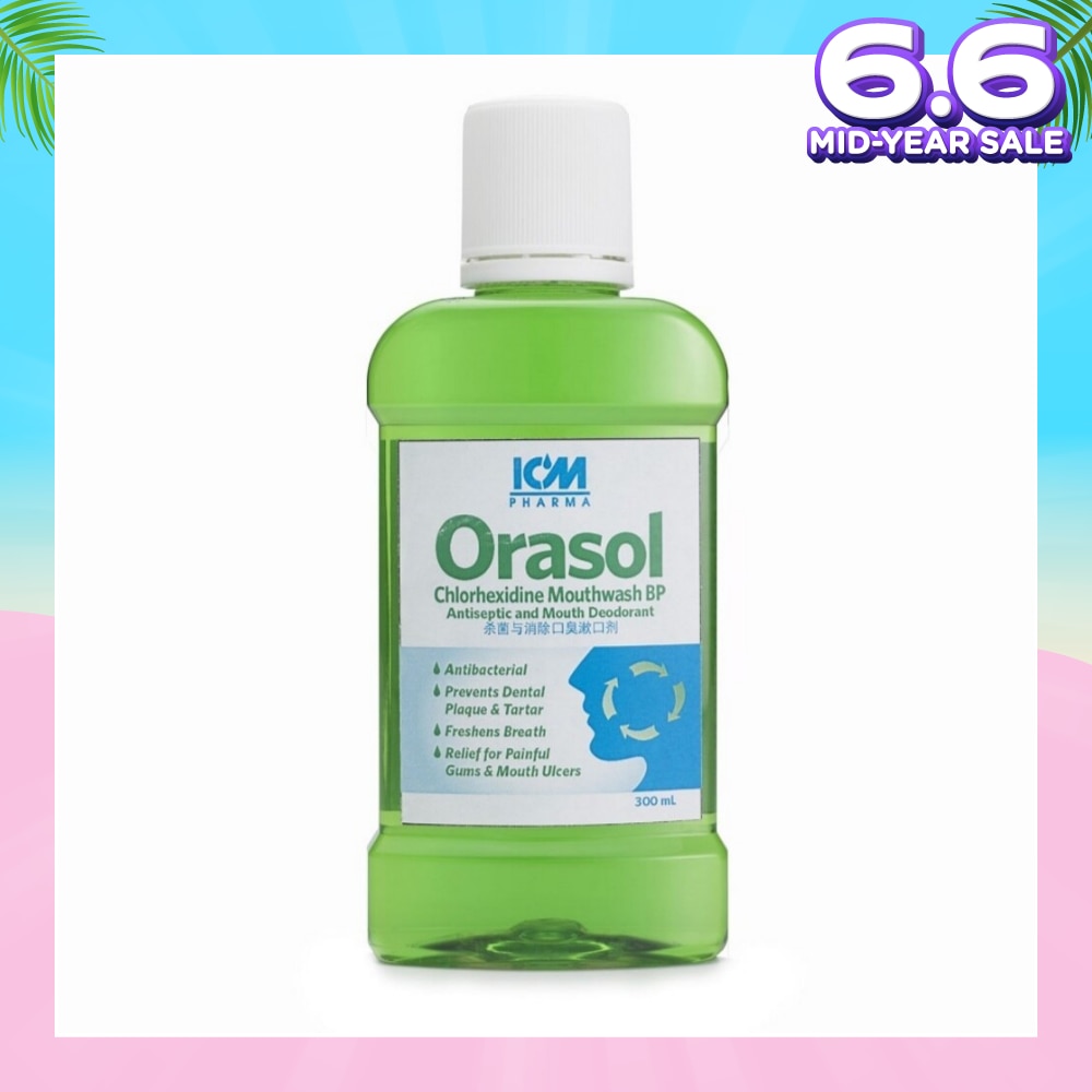 Orasol Antiseptic Mouthwash 300ml