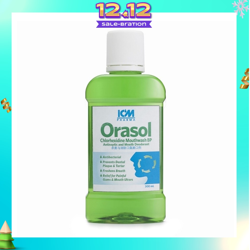 Orasol Antiseptic Mouthwash 300ml