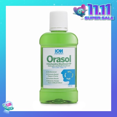 ICM PHARMA Orasol Antiseptic Mouthwash 300ml