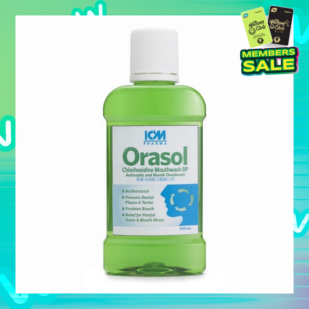 Orasol Antiseptic Mouthwash 300ml