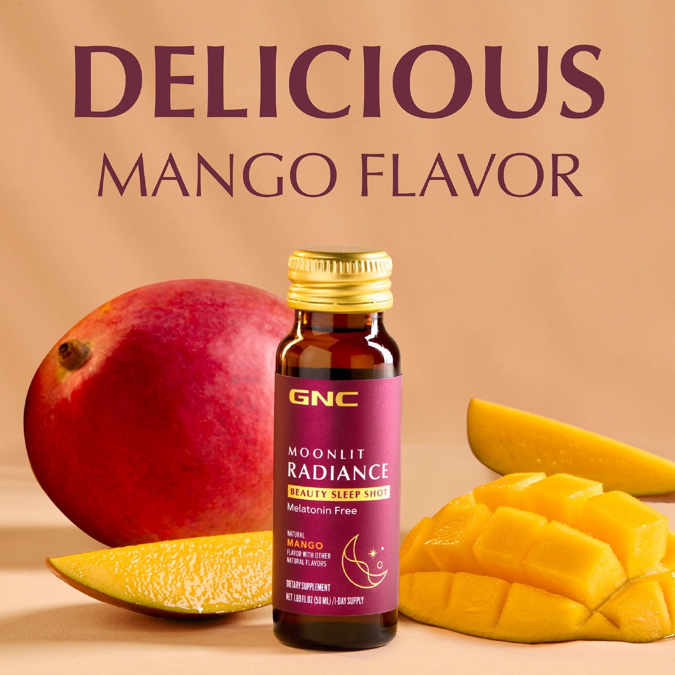Moonlit Radiance Beauty Sleep Shot Mango Flavor 50ml x 10s