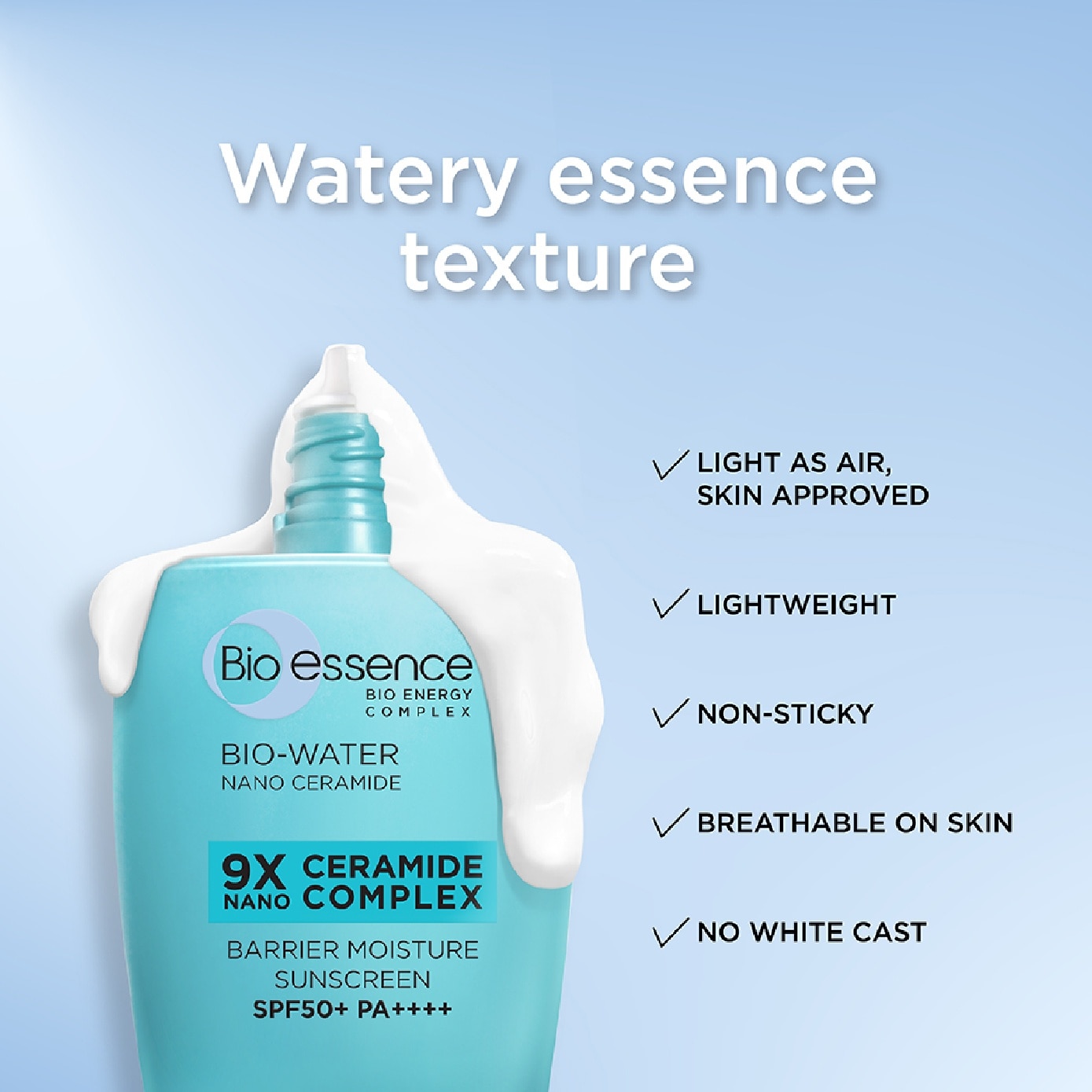 Bio-Water 9x Nano Ceramide Sunscreen SPF50+ PA++++ 30ml image