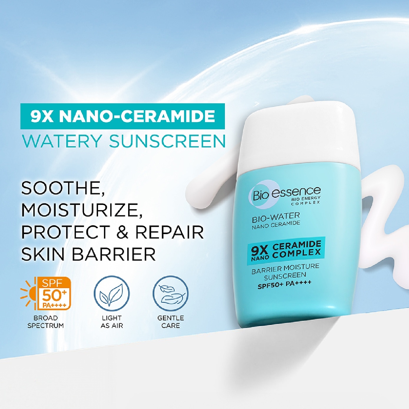 Bio-Water 9x Nano Ceramide Sunscreen SPF50+ PA++++ 30ml image