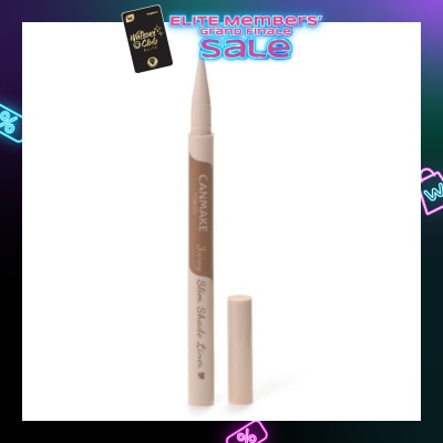 CANMAKE 3 Way Slim Shade Liner 02 Ash Brown 1s