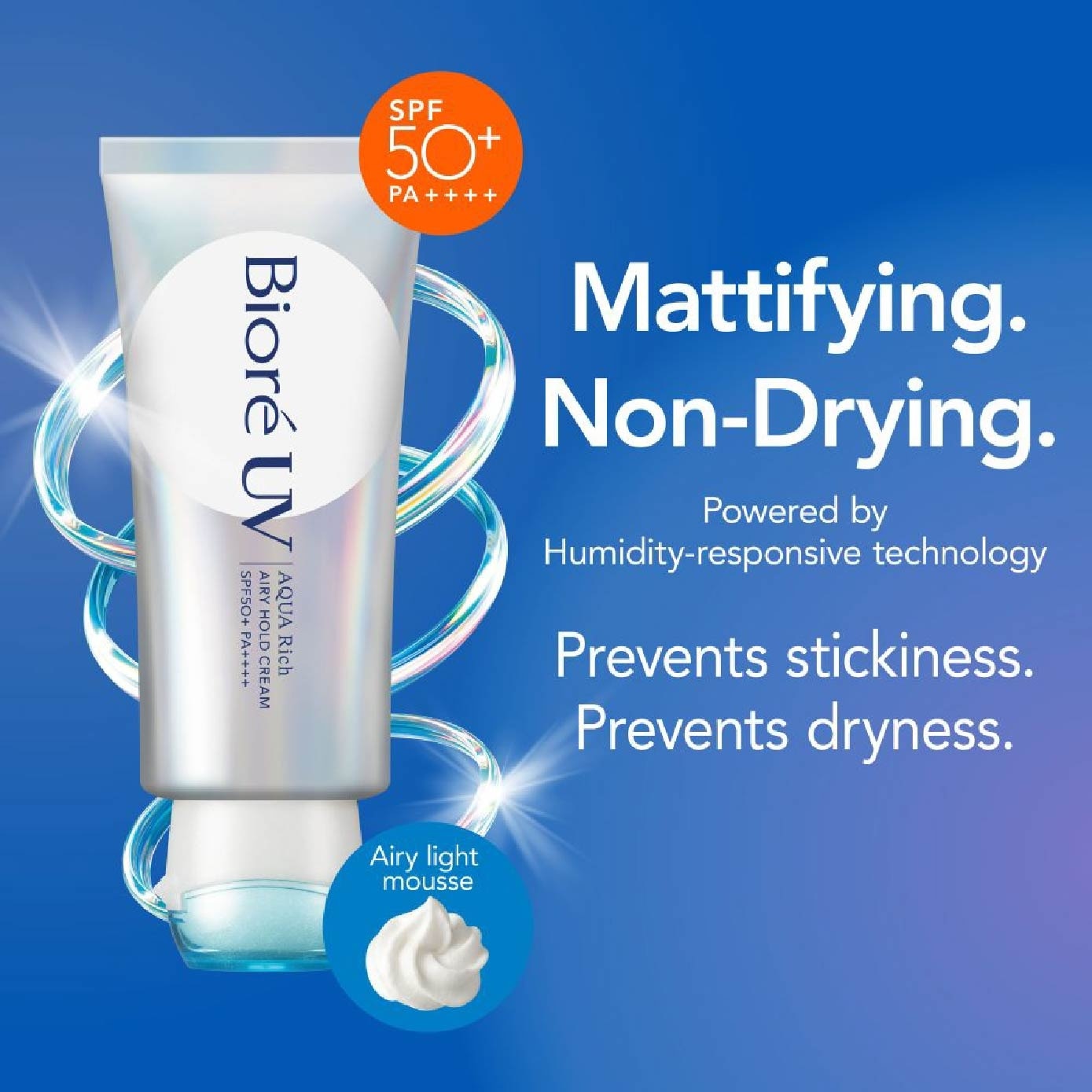 UV Aqua Rich Airy Hold Cream SPF50+ PA++++ 70g