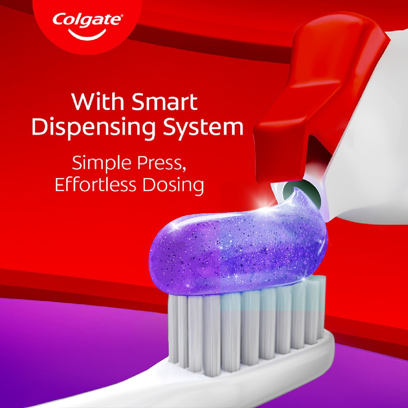 Optic White Purple Beads Pump Toothpaste IU Limited Edition 130g