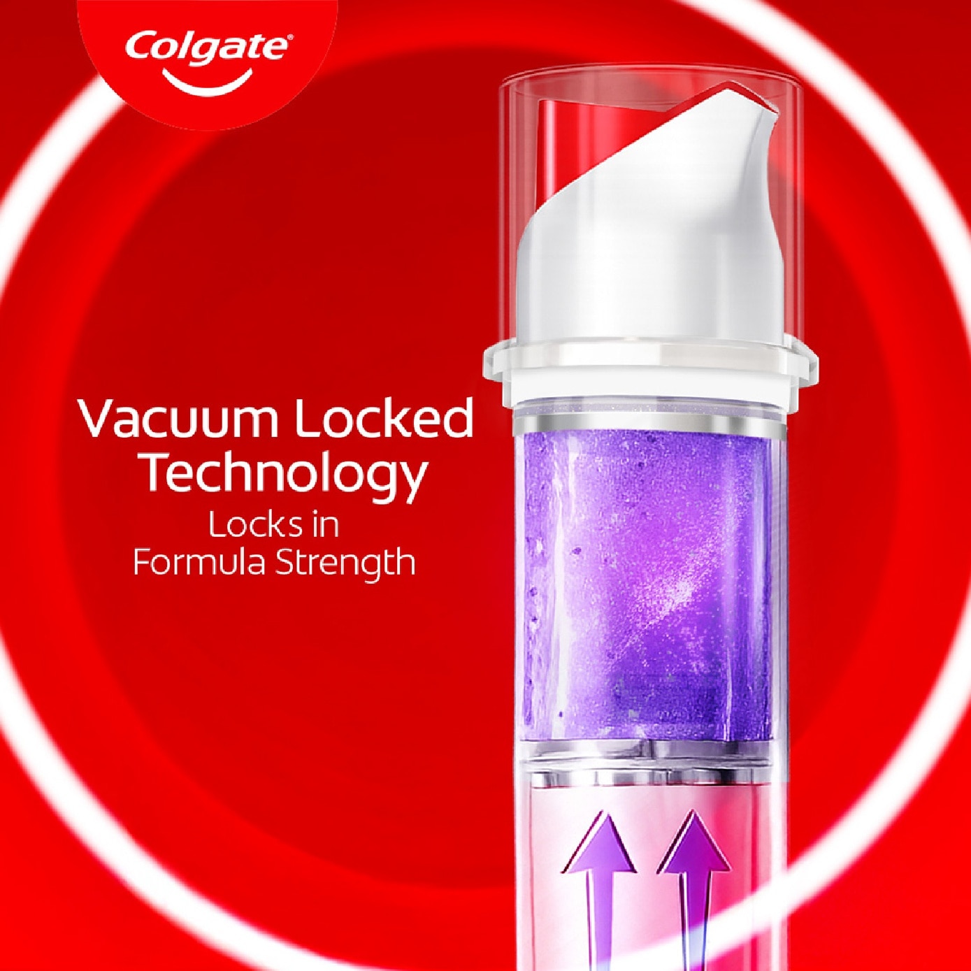 Optic White Purple Beads Pump Toothpaste IU Limited Edition 130g