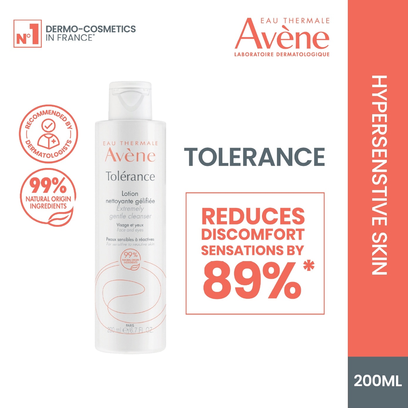 Extremely Gentle Facial Cleanser Tolerance 200ml image