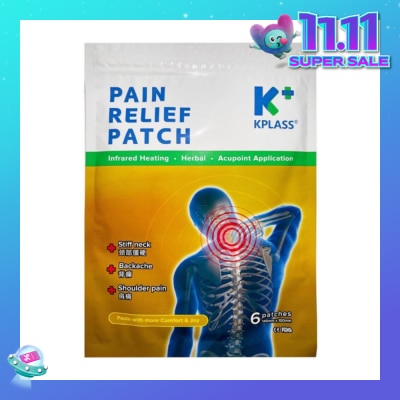 KPLASS Pain Relief Patch (For Stiff Neck Backache Shoulder Pain) 6s
