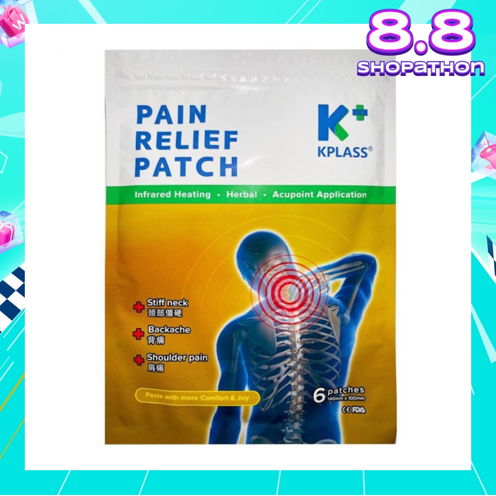 Pain Relief Patch (For Stiff Neck Backache Shoulder Pain) 6s