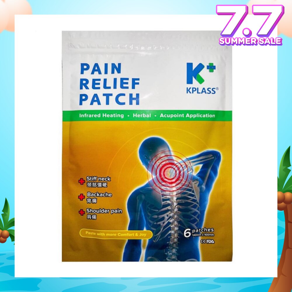 Pain Relief Patch (For Stiff Neck Backache Shoulder Pain) 6s