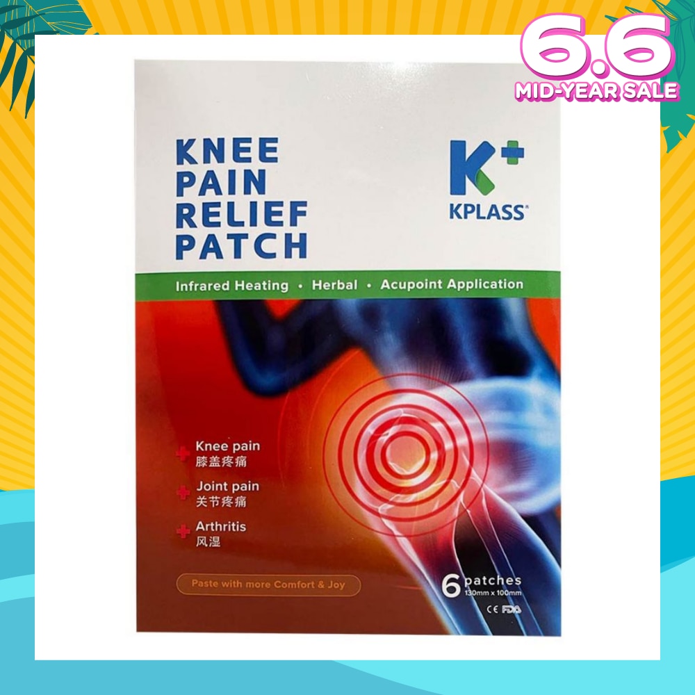 Pain Relief Patch (For Knee Pain Joint Pain & Arthritis) 6s