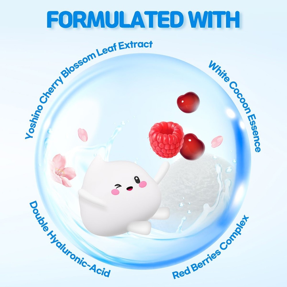 Perfect Whip Berry Bright Gentle Exfoliation Beauty FoamFacial Cleanser 100g