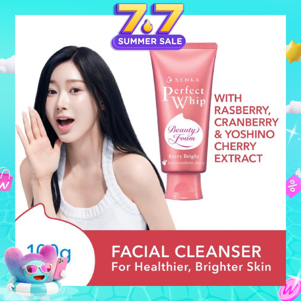 Perfect Whip Berry Bright Gentle Exfoliation Beauty FoamFacial Cleanser 100g