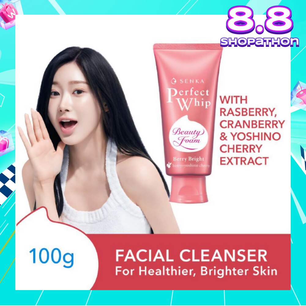 Perfect Whip Berry Bright Gentle Exfoliation Beauty FoamFacial Cleanser 100g