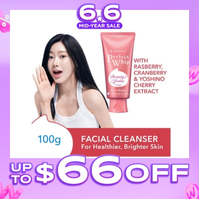 SENKA - Perfect Whip Berry Bright Gentle Exfoliation Beauty FoamFacial Cleanser 100g