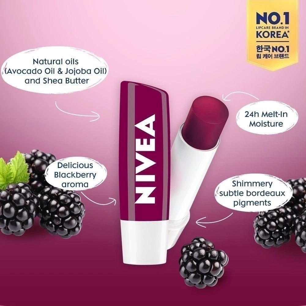 Lip Care Caring Blackberry Shine Lip Balm 4.8g