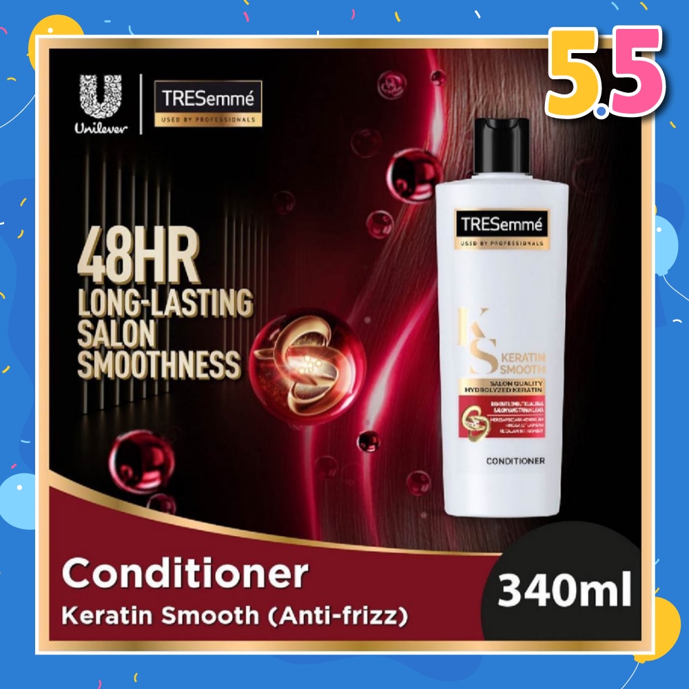 Keratin Smooth Anti-Frizz Conditioner 340ml