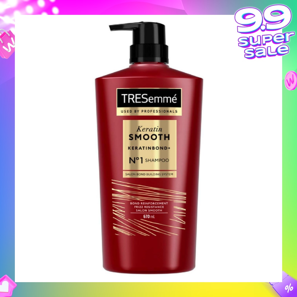 Keratin Smooth Anti-Frizz Shampoo 670ml