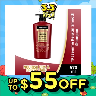 TRESEMME Keratin Smooth Anti-Frizz Shampoo 670ml