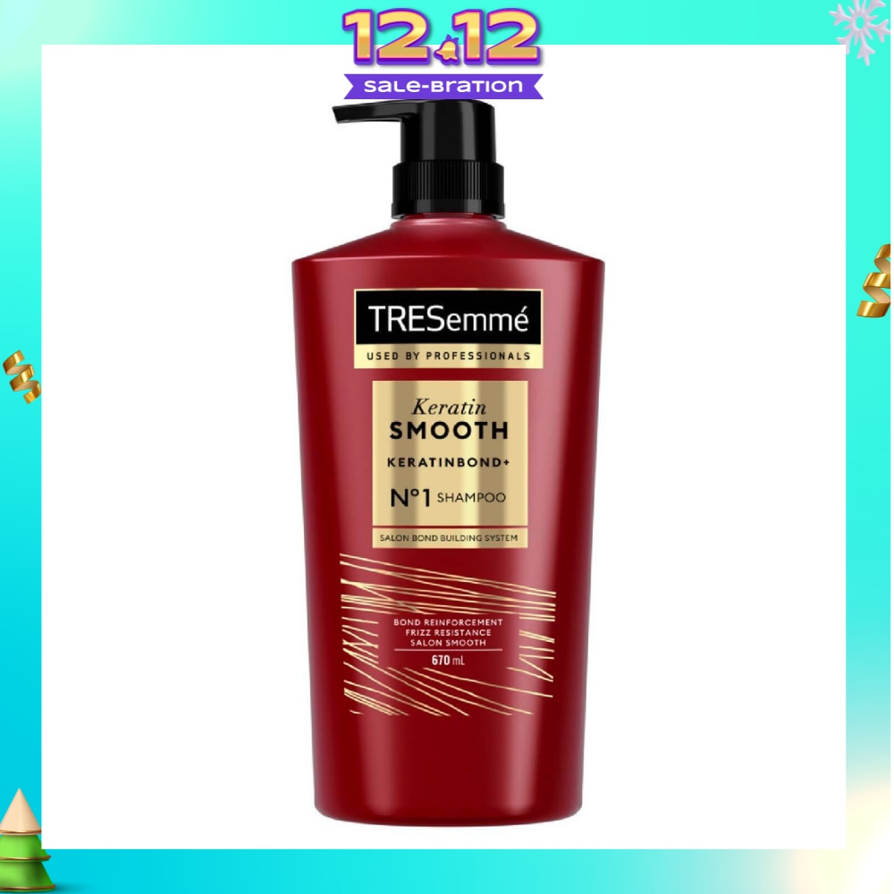 Keratin Smooth Anti-Frizz Shampoo 670ml