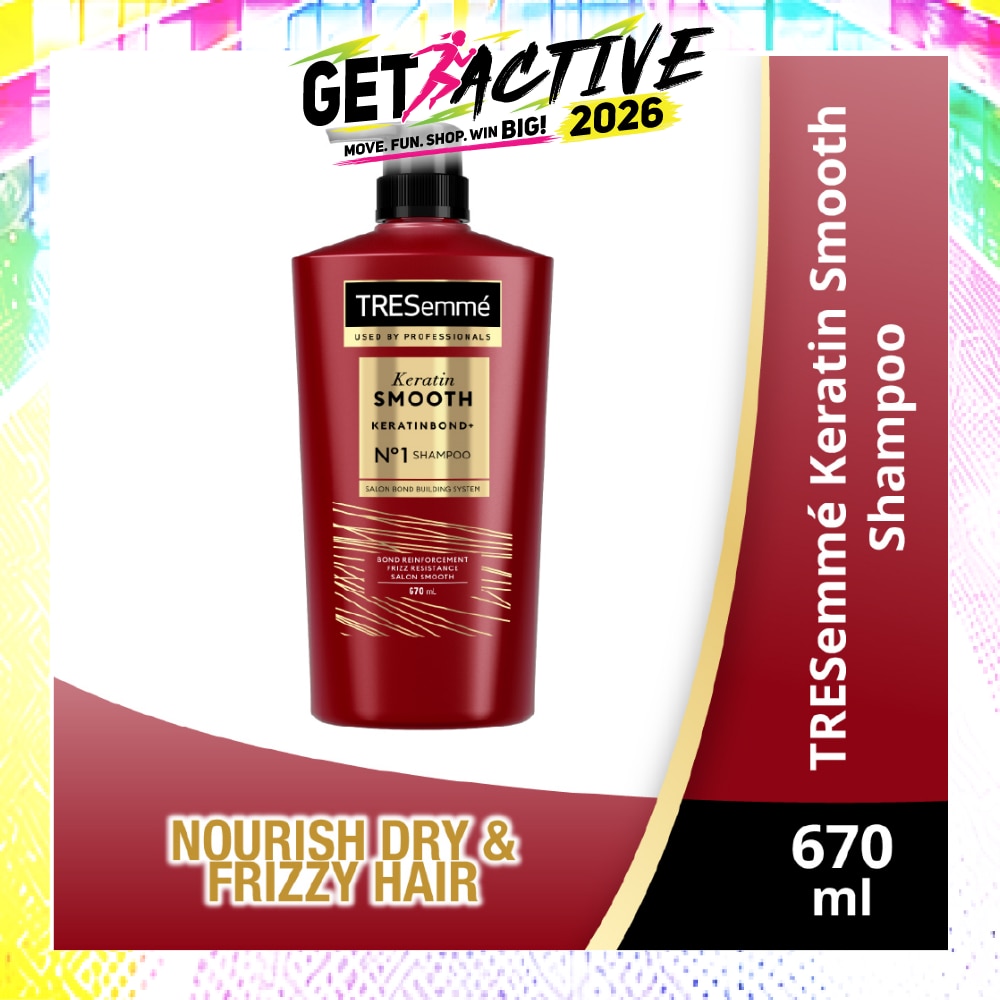 Keratin Smooth Anti-Frizz Shampoo 670ml image