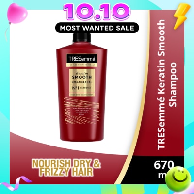 TRESEMME Keratin Smooth Anti Frizz Shampoo 670ml image