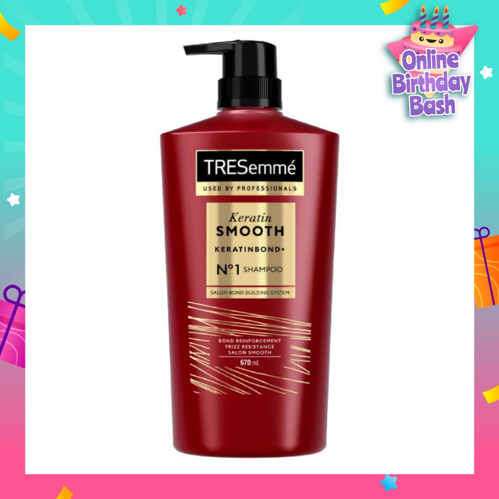 Keratin Smooth Anti-Frizz Shampoo 670ml