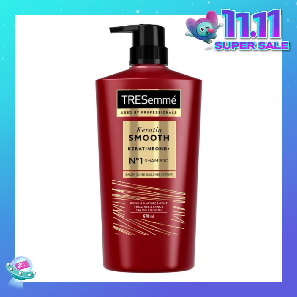 Keratin Smooth Anti-Frizz Shampoo 670ml