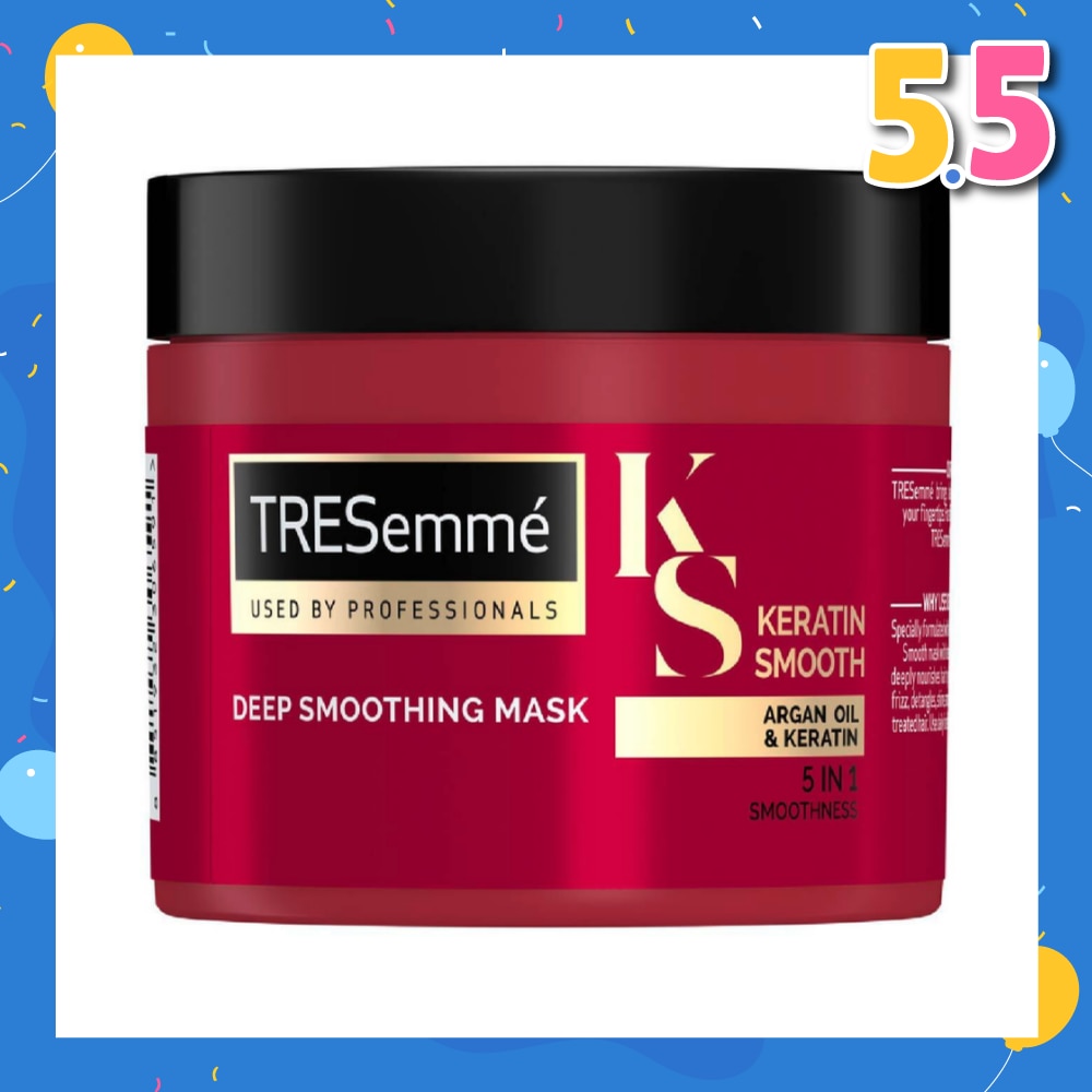 Keratin Smooth Anti-frizz Hair Mask 180ml