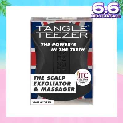 TANGLE TEEZER Scalp Exfoliator and Massager - Black 1s