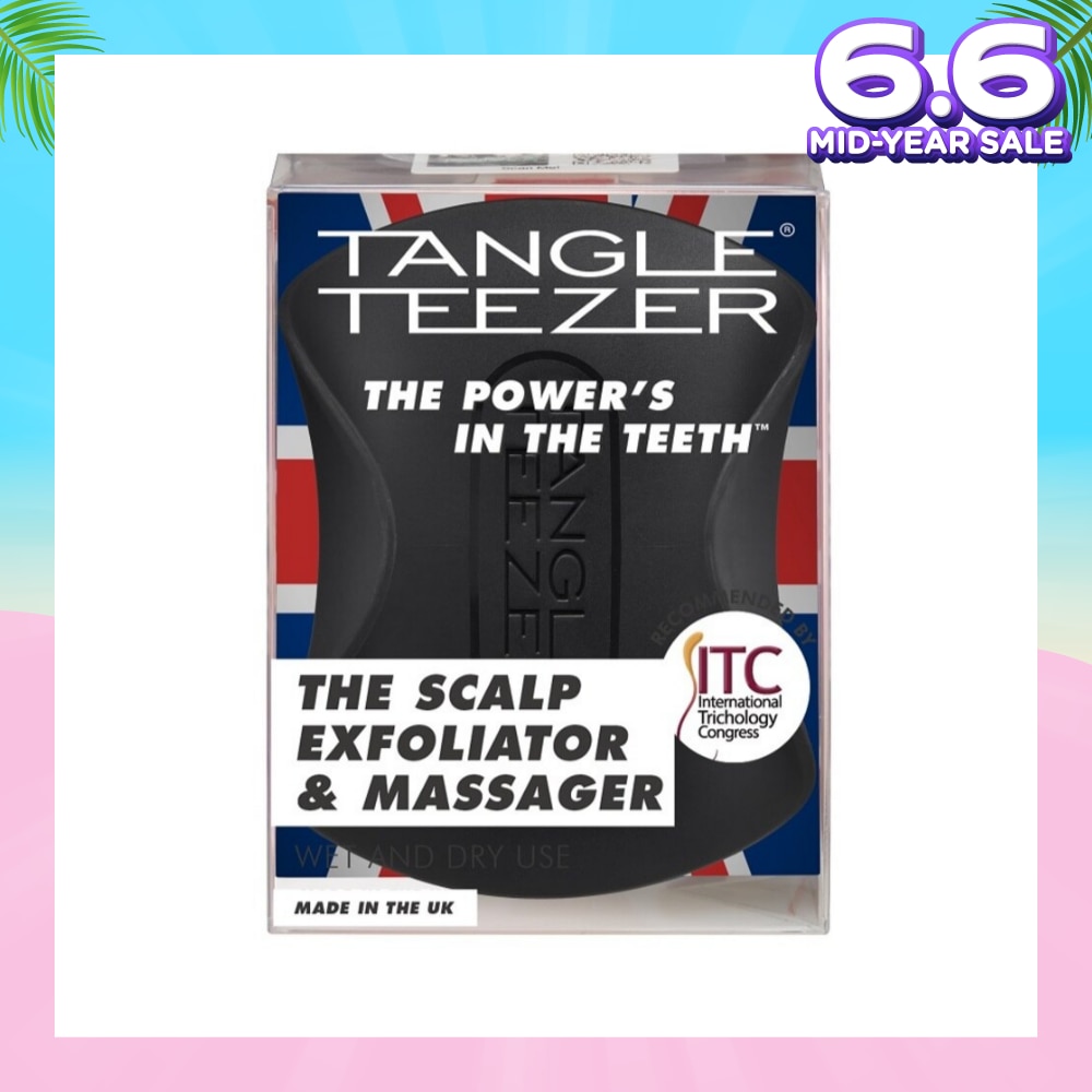 Scalp Exfoliator and Massager - Black 1s